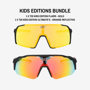 T20 Kids Editions Bundle - Gold Flairs x Reflective Orange Ultimate's
