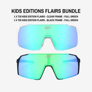 Kids Editions Flairs Bundle - 1 x Clear frame & 1 x Black frame