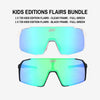 Kids Editions Flairs Bundle - 1 x Clear frame & 1 x Black frame