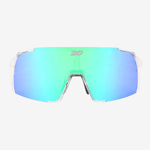 T20 Flairs (Small Adult) - Clear Frame - Full Green