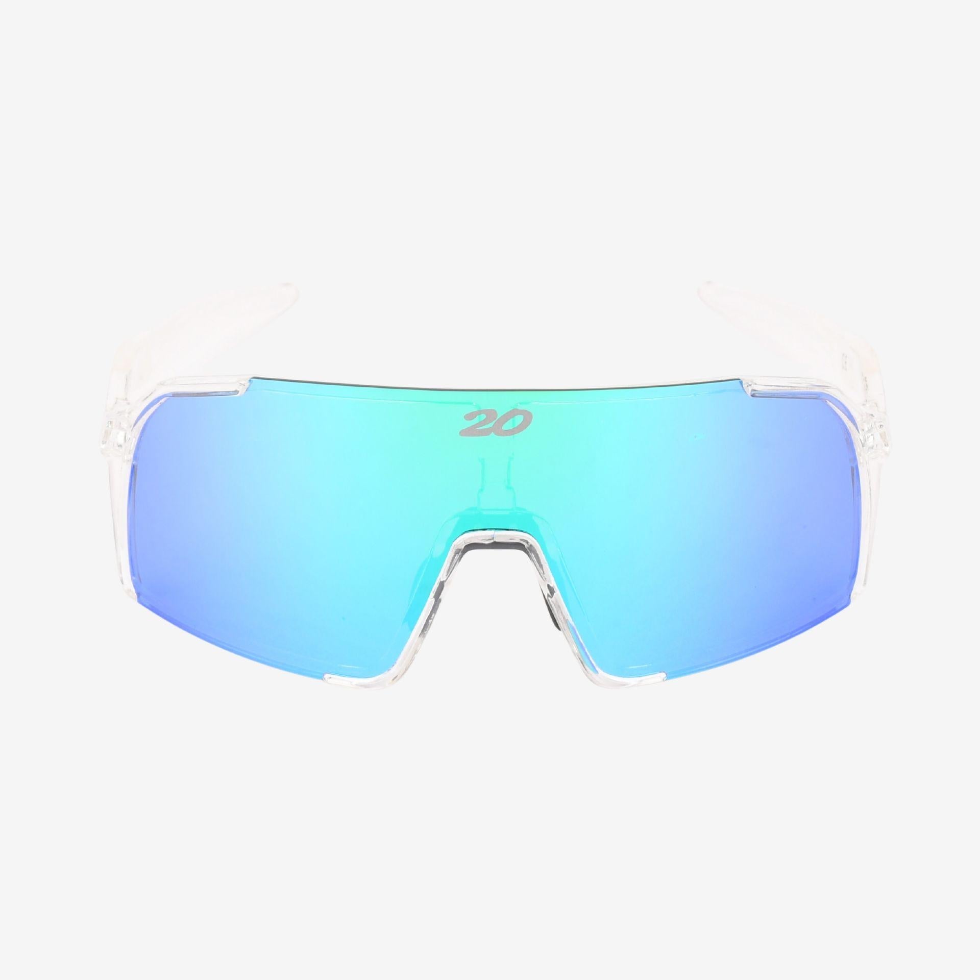 Small Adult Flairs Clear Frame Full Green