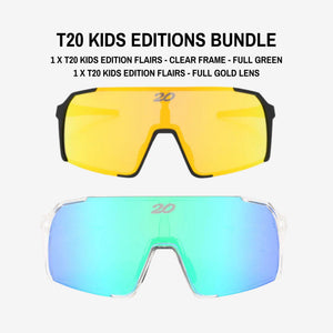 Kids Edition Clear Frame & Gold Flairs Mix Bundle