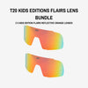 T20 Kids Edition Flairs Reflective Orange Lens Only - 2 Pack