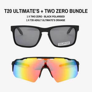 Ultimate's Orange Adult x Two Zero Black Polarised