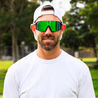 Adult Flairs Black Frame Full Green