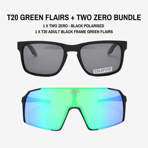 Adult Flairs Black Frame x Two Zero - Black Bundle